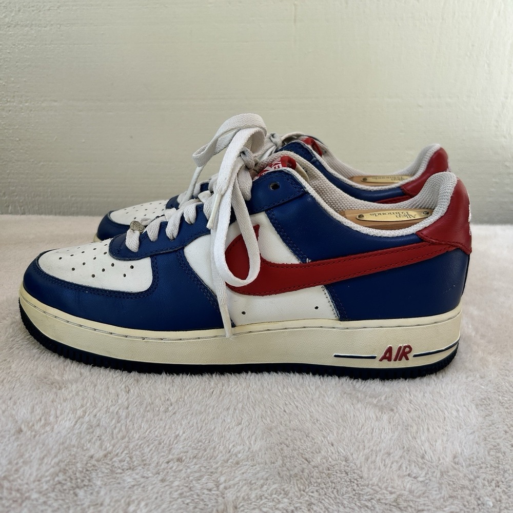 Nike Air Force 1 2004 USA Independence Day Red White Blue Size 9.5